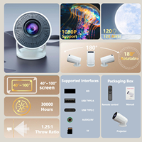 YDH-RY008 Nouveau produit 2026 200 Ansi Wifi 720P Projection mobile sans fil pour usage intérieur Projecteur intelligent portable