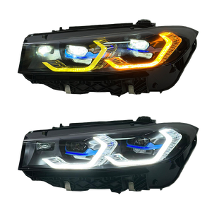 JY Faro LED de 12V Nuevo para Serie 3 G20 G21 2019-2022, Conjunto de Lámpara Láser DRL de Doble Color Tipo Cuchara, Faro LED de Reequipamiento Facelift - Product Image 3