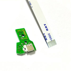 Thay Thế JDS-040 Cổng Sạc Ổ Cắm Bảng Sạc Với Cáp Flex 12 PIN Cho Bộ Điều Khiển PS4 Bộ Phận Sửa Chữa - Product Image 1