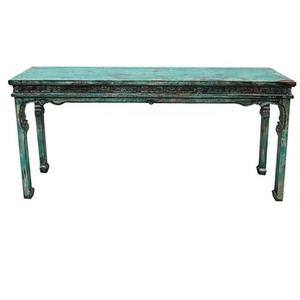 Table de <span class=keywords><strong>console</strong></span> <span class=keywords><strong>murale</strong></span> sculptée en bois vintage laquée à la main de reproduction antique chinoise - Product Image 1