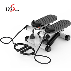 123Sports Home Multifonction Réglable Fitness Equipment <span class=keywords><strong>Mini</strong></span> <span class=keywords><strong>Stepper</strong></span> Avec Bandes De Résistance - Product Image 1