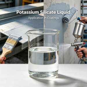 Industrial Grade Liquid Potassium Silicate CAS1312-76-1 K₂SiO₃ for <b>fireproof</b> paint construction binder - Product Image 1
