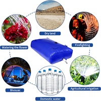 Réservoir d'eau portable en PVC, écologique, personnalisable, vert, pliable, pour l'irrigation des serres et les situations d'urgence