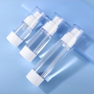 Focstar เครื่องจ่ายสำหรับเดินทางขวดพลาสติกใสเปล่าเครื่องสำอางครีมขวดสเปรย์15/30/50/100ml เติมได้ - Product Image 4
