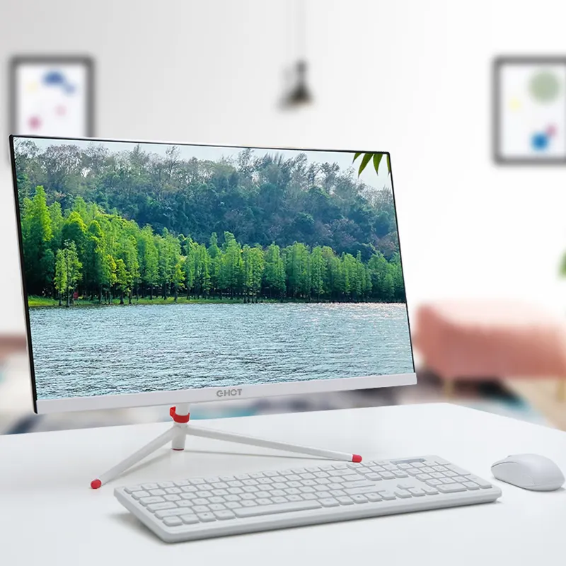 Sıcak satış 8GB hepsi bir bilgisayar çekirdek i5 24 inç ekran masaüstü hepsi bir 512GB hazır gemi iş ofis AIO PC