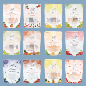 Sachets Doypack refermables pour fruits mélangés mangue <span class=keywords><strong>kiwi</strong></span>, haute barrière, étanches, avec couches personnalisables, vente en gros, pour fruits confits - Product Image 2