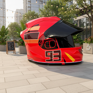 Casque Rouge Haute Performance WEISIFANG – Camion de Café en Acier Inoxydable – Unité de Restauration Mobile – Garantie 1 An pour l'Activation le Jour de la <span class=keywords><strong>Course</strong></span> – Urbain - Product Image 1