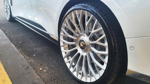 Ruedas de coche de 1 pieza, 1 pieza, 18, 19, 20, 21, <span class=keywords><strong>22</strong></span>, 24 pulgadas, 5 agujeros, ruedas forjadas personalizadas cepilladas para mercedes-benz Maybach Land Rover - Product Image 3