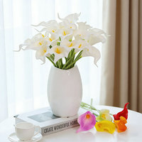 Fleurs artificielles réalistes GNW en gros, fleurs de calla artificielles au toucher réel pour la décoration de mariage, arrangements floraux