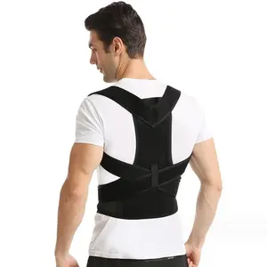 Corrección de espalda para adultos, hombres y mujeres, corrector de postura de hombro abierto con pecho vertical anti-jorobado