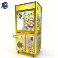 Machine à griffes commerciale à monnayeur pour attrapeurs de peluches, équipement d'amusement à récompense, vente en gros d'usine, faible bruit