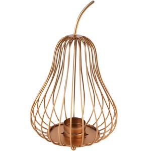 High Quality Iron Handmade <b>Tealight</b> Candle <b>Holder</b> with Fruit Shape Design for Christmas Home Decoration - Product Image 3