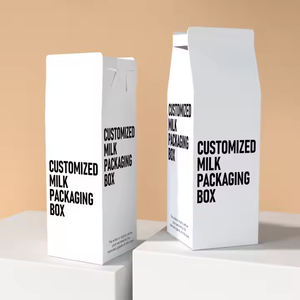 Custom Aseptic Food Juice Paper <strong>Box</strong> Packaging <strong>Milk</strong> Cartons <strong>Box</strong> Juice Paper Boxes With Printing Gable Top Carton - Product Image 3
