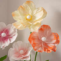 Fleurs en papier artificielles géantes faites à la main pour la décoration de mariage et de la fête des mères - Style moderne