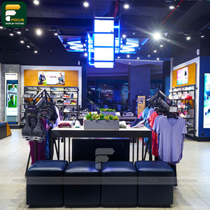 ชั้นวางเสื้อผ้าพร้อมตู้ฐานสำหรับร้านค้าปลีกเสื้อผ้า - Product Image 2