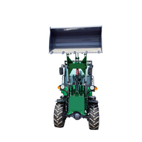 Minipala caricatrice frontale TL908 in offerta speciale con motore e pompa, potenza 37KW, capacità di carico 1000kg per fattoria e giardino
