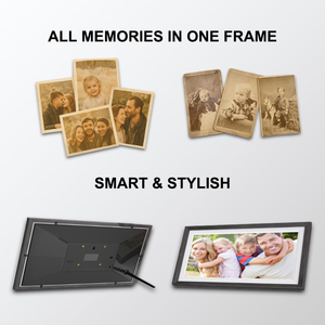 Frameo 15.6 pollici cornice digitale con Touch Screen MP3 Clock Wi-Fi riproduzione Video gratis-condividere <span class=keywords><strong>foto</strong></span> e Video MP4 - Product Image 5