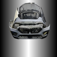 Para BMW X6 2017, actualización a 2024, modelos más antiguos X6 para actualizar el nuevo modelo, Kit envolvente que incluye faros delanteros, parachoques de coche