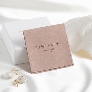 PandaSew 8x8cm Luxury Microfiber Suede Packaging Gift Bag Pouch for Jewelry - Product Image 4