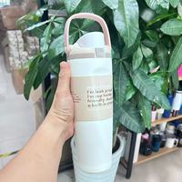 Bouteille d'eau isotherme en acier inoxydable Owala FreeSip 40oz avec paille intégrée et poignée latérale