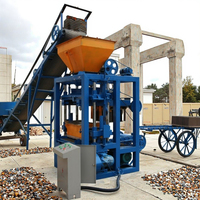 Bas prix de la QT4-24 machine de moulage de blocs entièrement automatique Machine de fabrication de briques et de pavés à enclenchement Flyash au Ghana