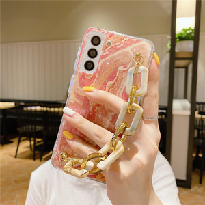 ใหม่มาถึงสีเคลือบหินอ่อนสายโทรศัพท์สำหรับ <span class=keywords><strong>Samsung</strong></span> <span class=keywords><strong>S21</strong></span> Ultra S21FE A32 4G A12 A22 A32 A52 A72 A82 <span class=keywords><strong>5G</strong></span> - Product Image 1