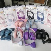 Casque de jeu stéréo pour PC P47M avec micro, casque d'oreille de chat P47, vente en gros d'usine