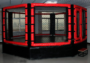 Cage octogonale en acier détachable sur mesure à bas <span class=keywords><strong>prix</strong></span> pour MMA, <span class=keywords><strong>UFC</strong></span>, boxe, lutte, entraînement en salle de sport - Product Image 6