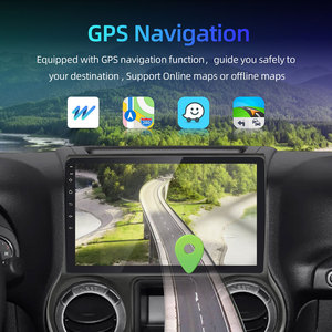 Lecteur multimédia de voiture Rhythm 10 pouces avec double USB, prise en charge de la lecture de films et de musique, radio FM RDS, GPS, streaming audio pour Jeep Wrangler 2011-2014 - Product Image 4