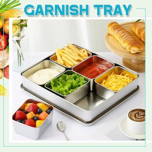 Food Organizer <strong>Condiment</strong> Spice <strong>Container</strong> <strong>Set</strong> India Masala Box Stainless Steel Seasoning Box with Lids - Product Image 6