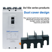 Disjoncteur différentiel à boîtier moulé DZ15LE MCCB RCD 380V 3P 4P 100A Triphasé Quatre fils