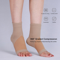 Manchon de compression pour cheville, personnalisé avec logo, protection sportive, soutien de la voûte plantaire, haute élasticité, durable