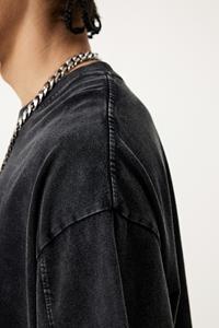 T-shirt surdimensionné pour homme en coton 100% de 285 g/m², col rond, uni, épaules tombantes, personnalisable - Product Image 2