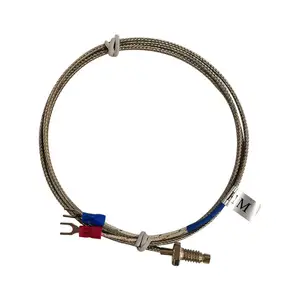 Factory wholesale probeKType thermocouple KTypeM6Screw thermocoupleKStraight pattern1Meter thermocoupleJType temperature detecti