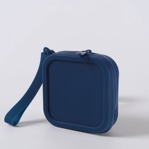 Simple Waterproof Silicone Mini Makeup Bag Pendants Coin Organizers Bag Lipstick Storage Bag <b>Wallet</b> - Product Image 6