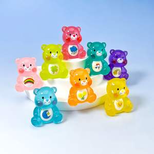 Ours arc-en-ciel lumineux, accessoires de bijoux DIY, porte-clés, pendentif, accessoires de mode, jouets, vente en gros, petits cadeaux - Product Image 1