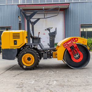 Con lăn rung đôi trống 3.5 tấn hoàn toàn hệ thống thủy lực động cơ thủy lực 28KW tùy chỉnh để nén hiệu quả - Product Image 3