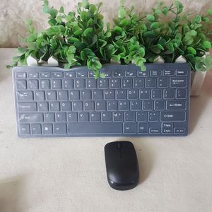 Wireless <b>Keyboard</b> <b>Mouse</b> Combo 61 Keys Ultra Thin English Multimedia Function For Office Use - Product Image 1