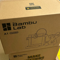 A1 Combo 3D Model Yapma Yazıcısı Tam Otomatik Seviyeleme Yüksek Hızlı Hassas Çok Renkli AMS FDM 3D Yazıcı PLA Filament Motor