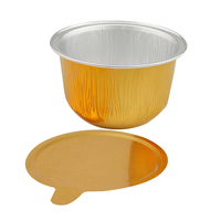 Poêle à gâteau jetable en aluminium avec couvercle, 170 pièces, moule de cuisson pour pain, poêle à pain
