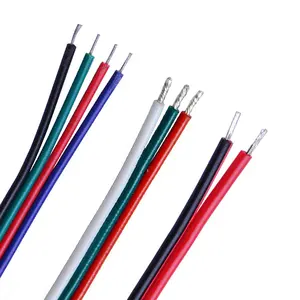 UL Standard UL21311 Halogen Free 2 Cores 26 AWG 28 AWG FRPE Insulated Flat Ribbon Electrical Copper Wire Electric Cable