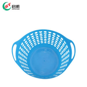 Laundry <b>Basket</b> <b>Plastic</b> Injection Molded PP Clothes Washing <b>Basket</b> Ventilated Design Household Storage Organizer - Product Image 1