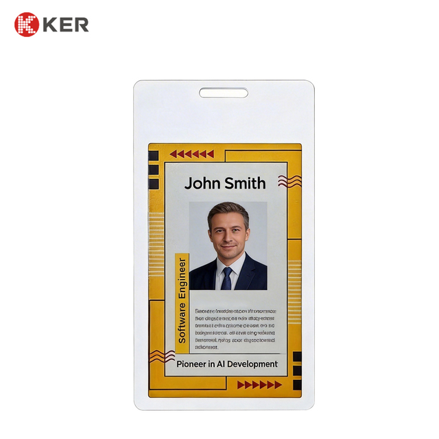 3.97 Inch NFC E-Ink Electronic Name Badge with Battery for Office and Retail Staff