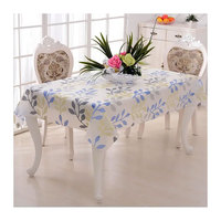 Rouleaux de couverture de table imperméable PVC PET nappe en plastique imprimée personnalisée de luxe