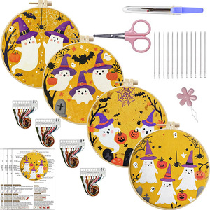 <span class=keywords><strong>Set</strong></span> Bordir 3D Labu Halloween DIY Seri Musim Gugur Perlengkapan Bordir untuk Dewasa - Product Image 1