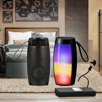 Haut-parleur Bluetooth portable d'extérieur RVB coloré, prix de gros, compatible BT5.4, lecture FM, carte TF et USB