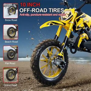 Mini moto tout-terrain 49CC à démarrage manuel, mini moto à essence 2 temps pour enfants, vente en gros d'usine OEM - Product Image 4