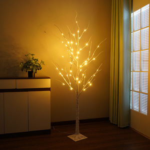 <b>LED</b> Birch <b>Tree</b> Light Warm White Indoor Home Decor Christmas Party Decoration Luminous <b>Tree</b> 1.8M - Product Image 2