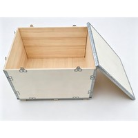 Base per Pallet in Legno Massiccio Smontabile e Resistente |   Pallet Impilabile per Esportazione con Elevata Capacità di Carico per Spedizioni Marittime Oltremare
