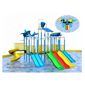 Công Viên Nước Di Động Tùy Chỉnh Của Bạn/Trượt Nước Cho Hồ Bơi/Trẻ Em Trượt Nước QX-081G - Product Image 3